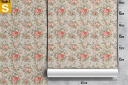 Wallpaper Design and Styles Flora and Fauna Flowers Nature Vintage