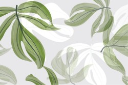 Wallpaper Design and Styles Abstract Flora and Fauna Leaves Nature