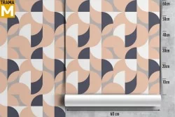 Carta da Parati Geometrica Moderna