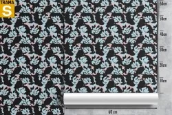 Wallpaper Design and Styles Abstract Flora and Fauna Modern Flowers Nature