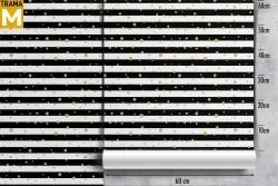 Carta da Parati Luxury Moderna Righe e Onde