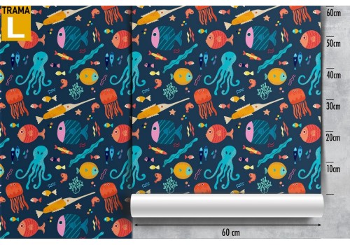 Sea nature fish children wallpaper. 2