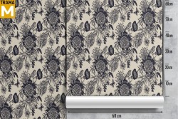 Carta da Parati Fiori Natura Vintage