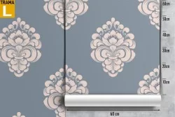 Damask wallpaper modern design.