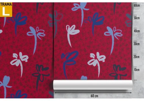 Carta da Parati fiori astratti design moderno natura. 2