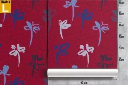 Carta da Parati fiori astratti design moderno natura.