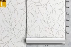 Modern stylized branches nature wallpaper.