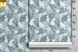Tropical Leaves Nature Stylized Wallpaper