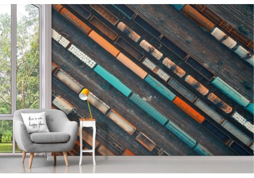 Wallpaper trains at station photography 2