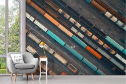 Wallpaper trains at station photography