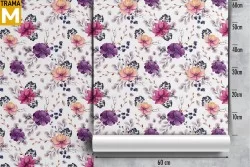 Carta da Parati Moderna Natura Fiori