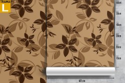Modern stylized flower nature wallpaper.