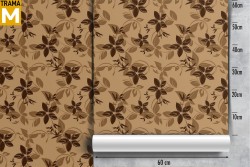 Stylized Nature Flowers Wallpaper