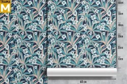 Modern Tropical Nature Leaves Wallpaper