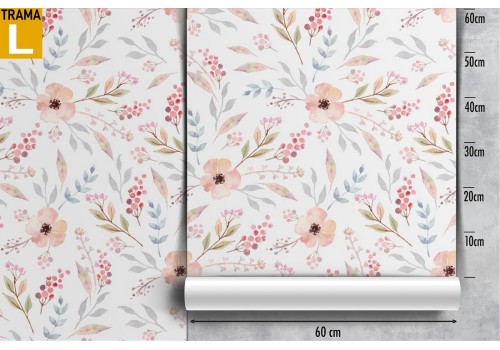 Vintage flower and nature leaves wallpaper. 2