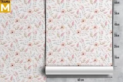 Vintage Nature Flowers Wallpaper