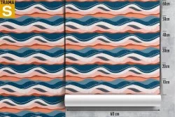 Wallpaper Design and Styles Abstract Modern Stripes and Waves