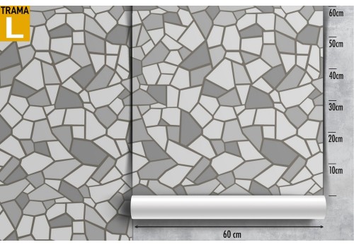 Wallpaper with irregular tile pattern. 2