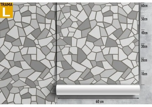 Wallpaper with irregular tile pattern. 2