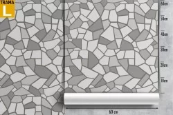 Carta da Parati superficie mattonelle irregolari pattern.