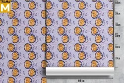 Carta da Parati Fiori Moderna Natura Stilizzata