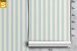 Carta da Parati Bambini Design e Stili Righe e A pois Righe e Onde