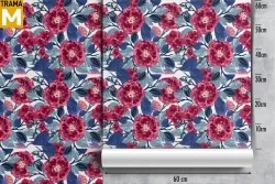 Modern Nature Flowers Wallpaper