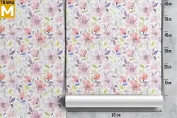 Modern Nature Flowers Wallpaper