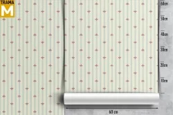 Vintage Stripes and Waves Wallpaper