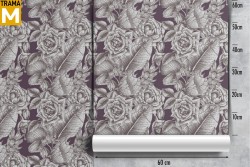 Carta da Parati Fiori Natura Vintage