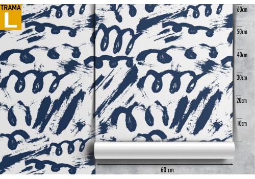 Wallpaper abstract decoration painted stripes and waves. 2