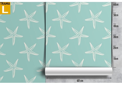 Wallpaper stylized starfish nature. 2