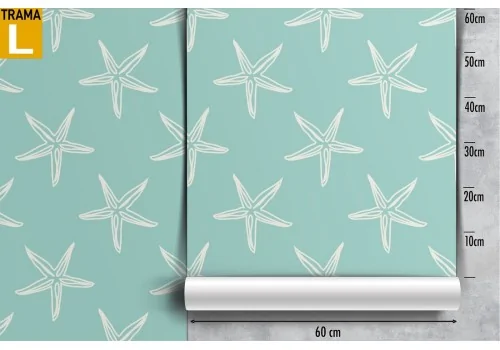 Wallpaper stylized starfish nature. 2