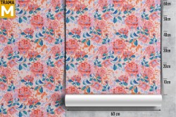 Modern Nature Flowers Wallpaper