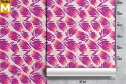 Modern Nature Leaves Wallpaper