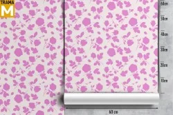 Stylized Nature Flowers Wallpaper