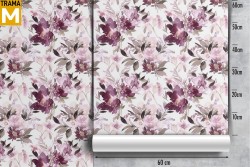 Modern Nature Flowers Wallpaper