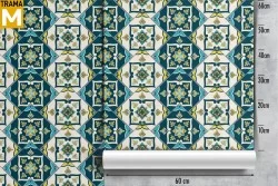 Geometric Vintage Tile Wallpaper