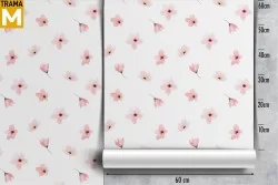 Stylized Nature Flowers Wallpaper