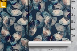 Carta da Parati natura farfalle design moderno.