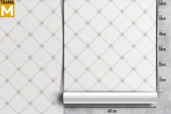 Stylized Geometric Vintage Wallpaper