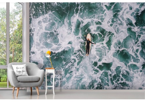 Surfer ocean wave wallpaper 2