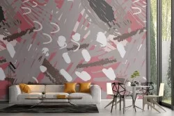 Modern abstract pattern wallpaper paints.