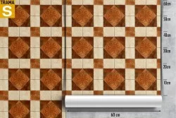 Wallpaper Design and Styles Surfaces and Textures Geometric Marble Vintage Tiles