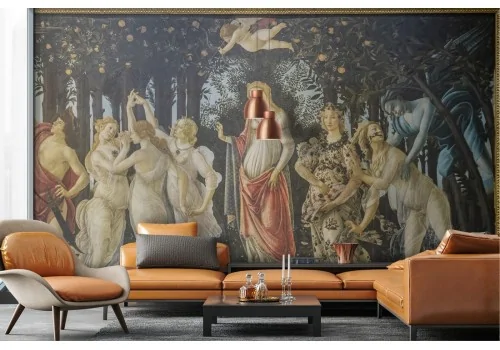 Carta da Parati Primavera quadro Botticelli 2