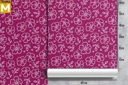 Carta da Parati Fiori Moderna Natura Stilizzata