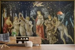 Vintage Wallpaper Paintings and Watercolors