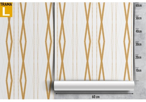 Vintage geometric lines wallpaper decoration. 2