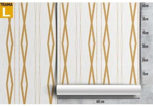 Vintage geometric lines wallpaper decoration. 2