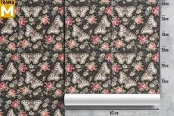 Wallpaper Animals Flowers Nature Vintage